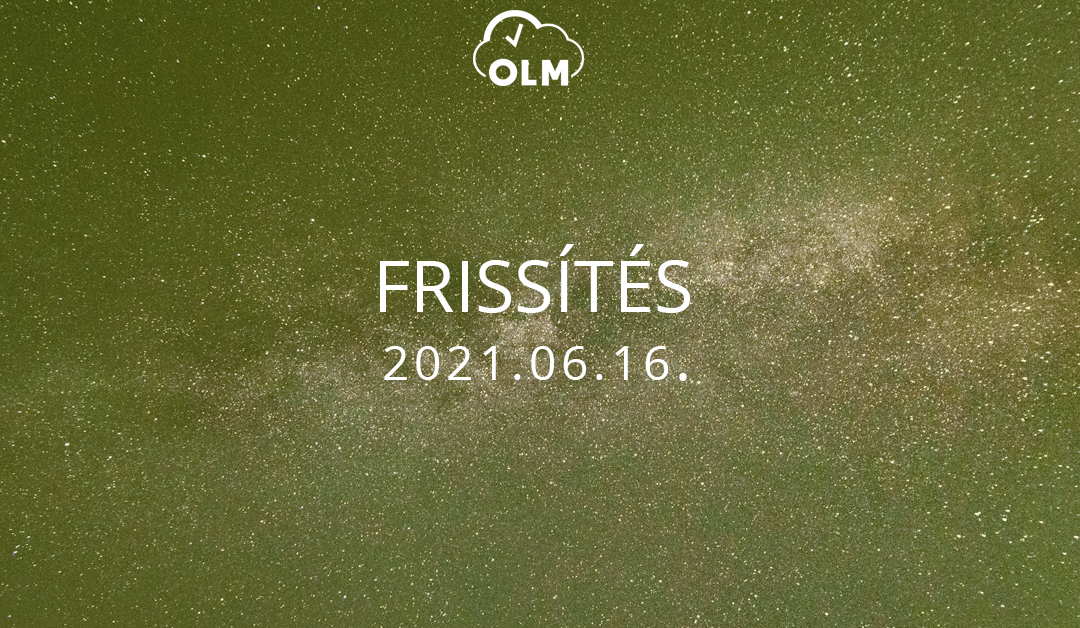 Frissítés 2021.06.16.
