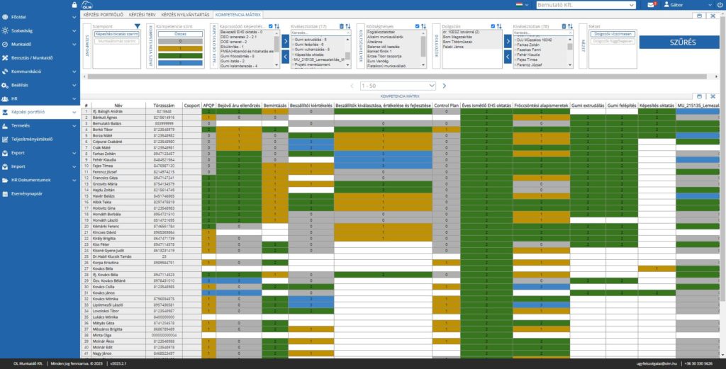 kompetencia-modul-kompetencia-matrik-olm-rendszer-2023 Bosztás modul könnyed tervezés - OLM Rendszer
