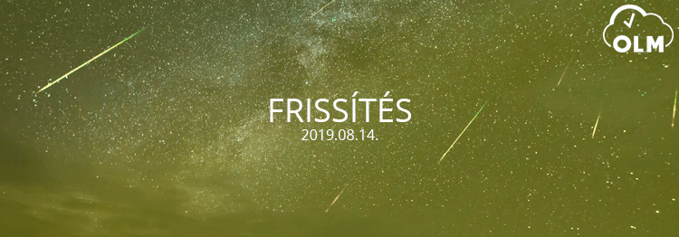 Frissítés 2019.08.14.