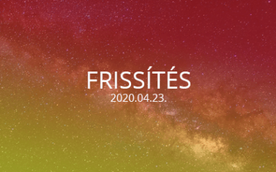 Frissítés 2020.04.22.