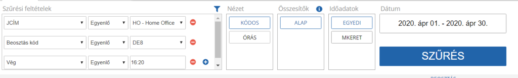 Teljesítmény modul - OLM Rendszer