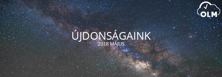 Újdonságaink 2018 Május