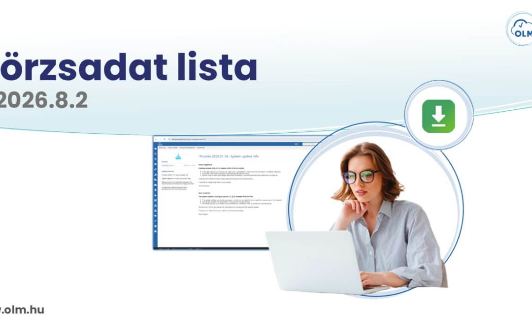 Megérkezett a törzsadat lista funkció (V2026.8.2)